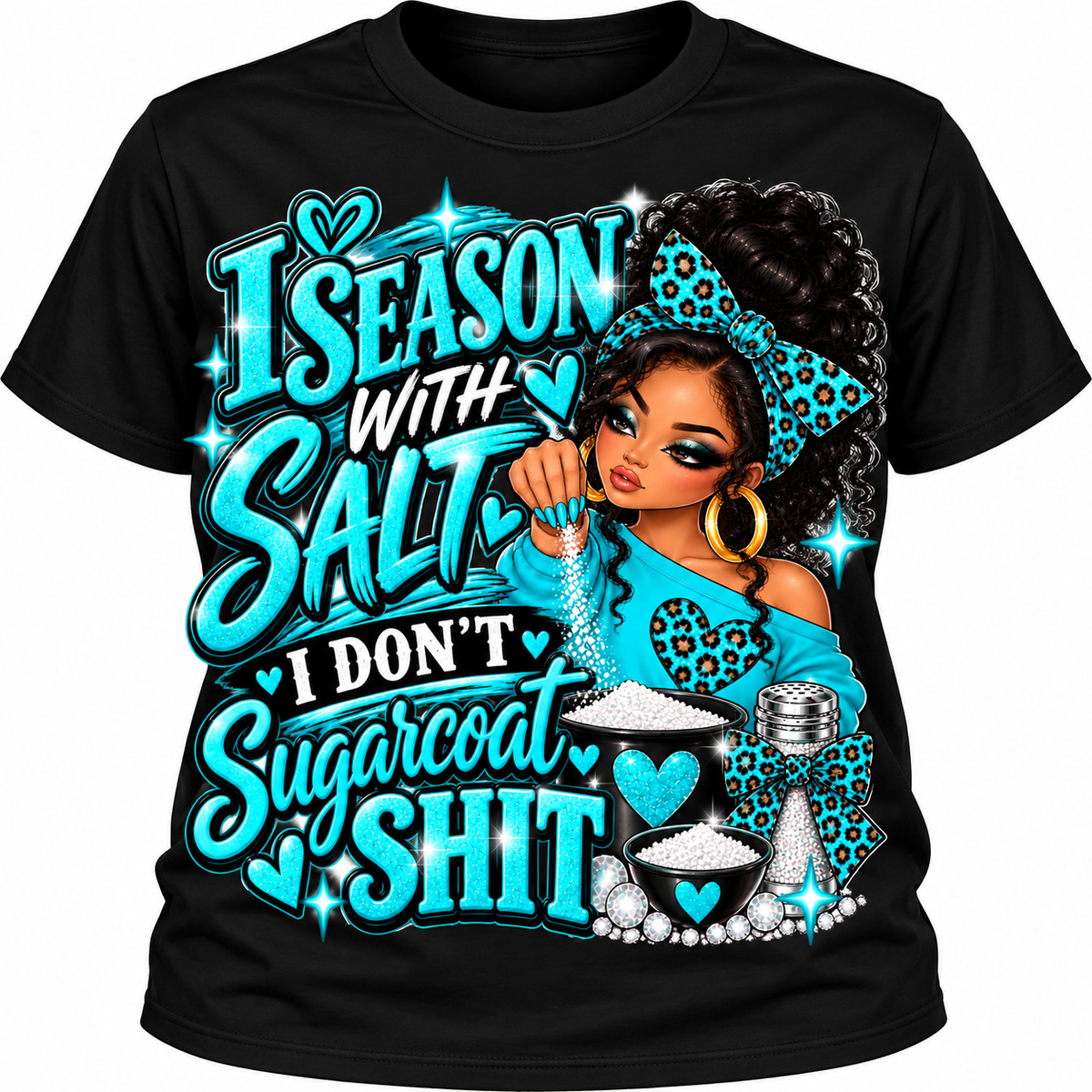 I season with Salt Tee